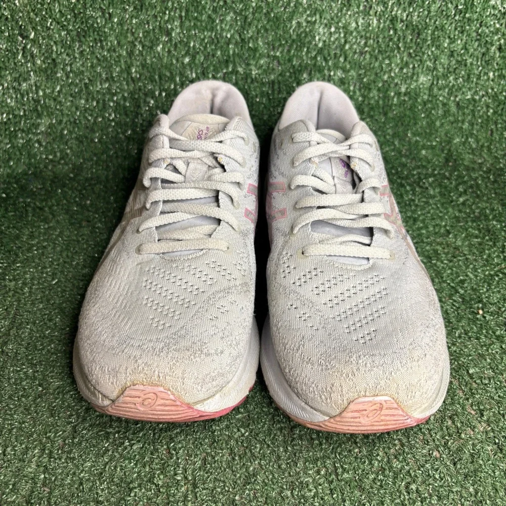 Asics Gel Kayano 29 Cushion Stability Athletic Running Shoe Grey Womens 10 Wide